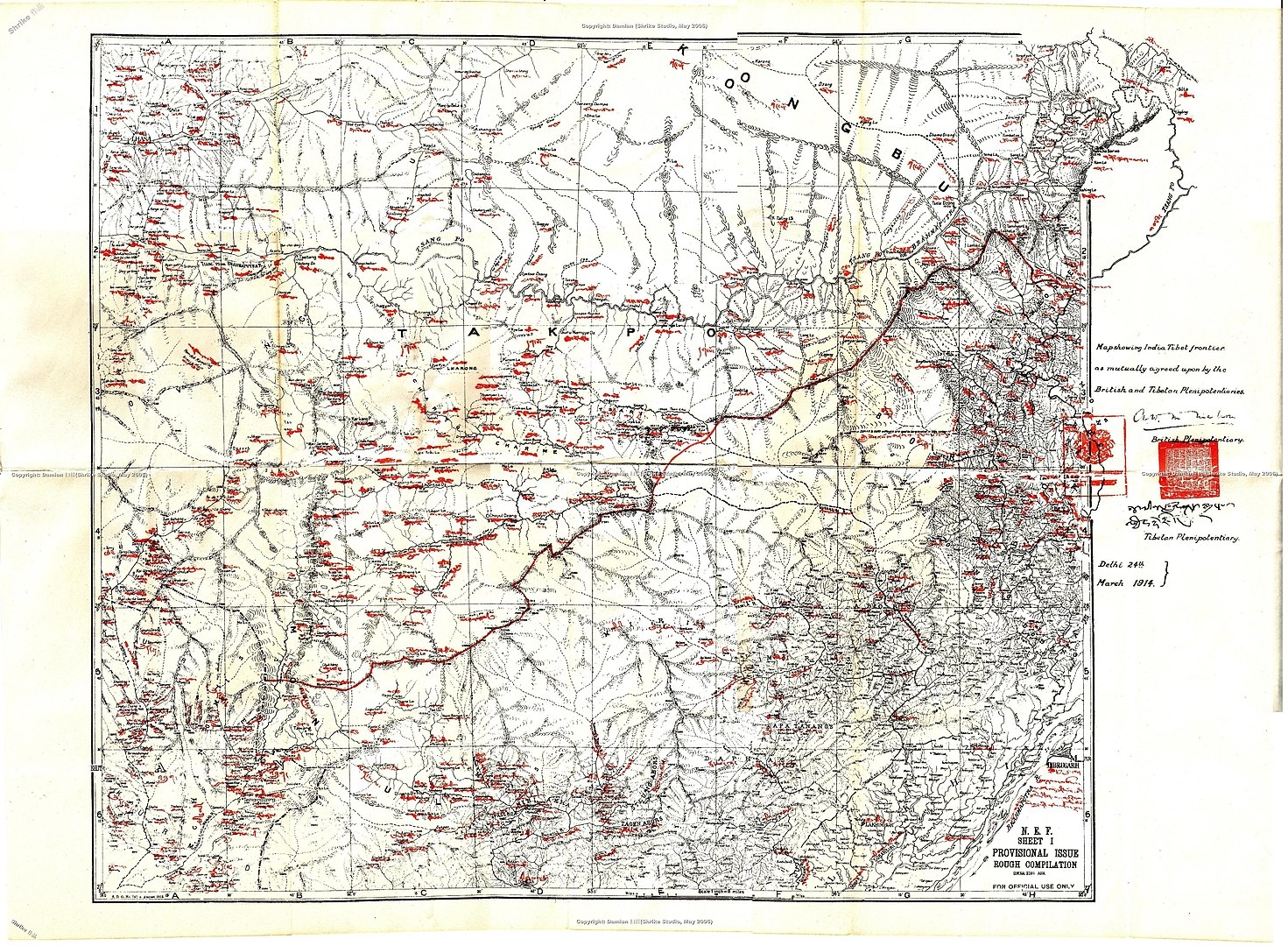 McMahon Line- India China