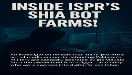 ISPR Shia Bot Farms: Inside Pakistan’s Forced Digital Propaganda Network